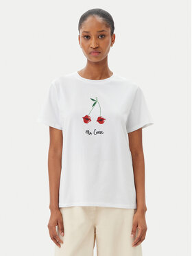 Marella Marella T-Shirt Cappero 2515971052 Biały Regular Fit