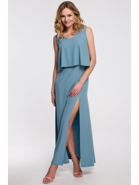 Makover Makover Abito da sera K048 Blu Regular Fit