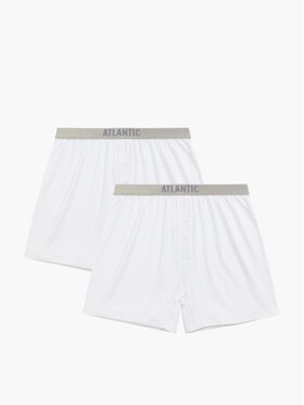 Atlantic Atlantic Bokserki Pima cotton Biały