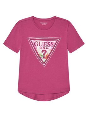 Guess Guess Marškinėliai J6GI13 K6YW4 Rožinė Relaxed Fit
