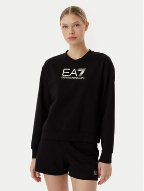 EA7 Emporio Armani EA7 Emporio Armani Комплект світшот і спортивні шорти 7W000974 AF13135 UC001 Чорний Regular Fit