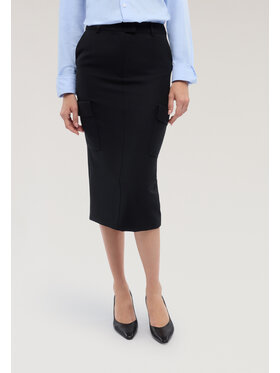 Trussardi Trussardi Spódnica midi 1182A000663N033 Czarny Regular Fit