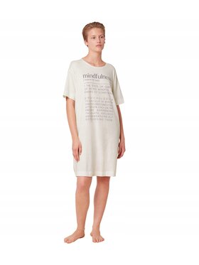Triumph Triumph Koszula nocna Nightdresses NDK SSL 10 CO/MD Szary Regular Fit