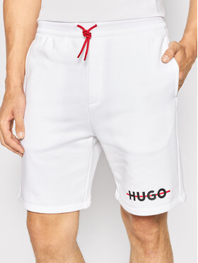 Hugo Hugo Sportiniai šortai Dedford 50481138 Balta Comfort Fit