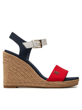 Tommy Hilfiger Tommy Hilfiger Espadrilky FW0FW08053 Tmavomodrá