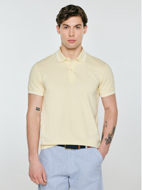 BIG STAR BIG STAR Polo WLADYM Żółty Basic Fit