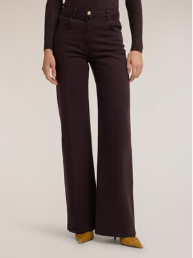 Motivi Motivi Pantaloni di tessuto P748Q104855N022 Marrone Over Fit