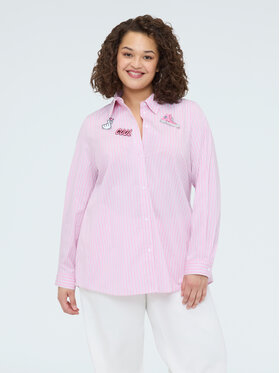 Fiorella Rubino Fiorella Rubino Koszula 5055T001459N0S1 Różowy Regular Fit