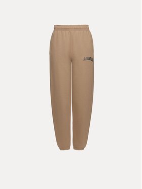 La Mania La Mania Spodnie dresowe FLAME Beżowy Basic Fit