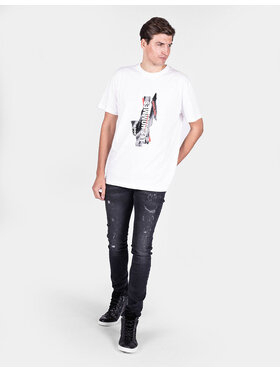 Les Hommes Les Hommes T-Shirt LJT224-710P | Logo Λευκό Regular Fit