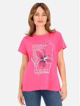 Perso Perso T-Shirt TCE242339F Koralowy Regular Fit