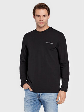KARL LAGERFELD KARL LAGERFELD Hosszú ujjú 755021 524221 Fekete Regular Fit