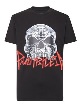 PHILIPP PLEIN PHILIPP PLEIN T-Shirt 4177 Czarny Regular Fit