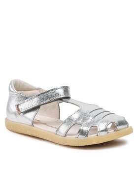Mrugała Mrugała Sandale Lola 1317/3-15 Srebrna