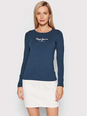 Pepe Jeans Pepe Jeans Blúz New Virginia PL505203 Sötétkék Slim Fit