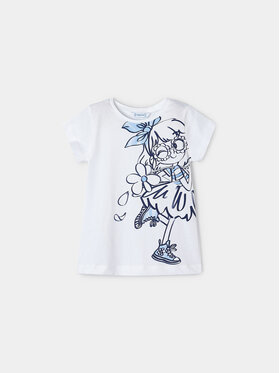 Mayoral Mayoral Тишърт 3090 Бял Regular Fit