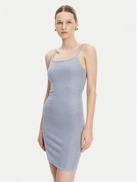 Guess Guess Trikotāžas kleita W5GK45 Z3MN2 Zils Regular Fit