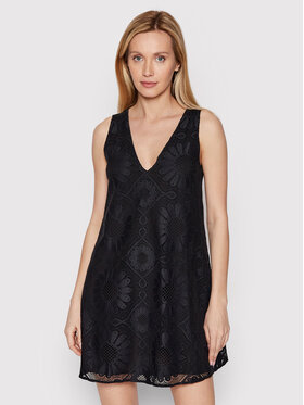 Desigual Desigual Ежедневна рокля Hamburgo 22SWVW25 Черен Regular Fit