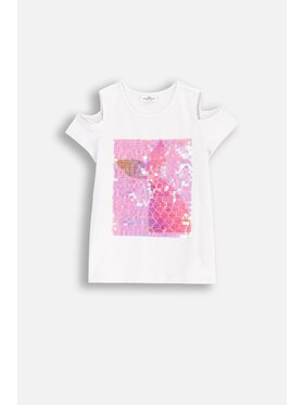 Coccodrillo Coccodrillo T-Shirt WC5143204IGJ-001 Biały Regular Fit