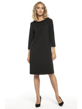 Tessita Tessita Sukienka codzienna T245 Czarny Straight Fit