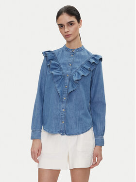 Pepe Jeans Pepe Jeans Koszula jeansowa Katia PL305092 Niebieski Regular Fit