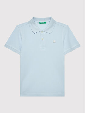 United Colors Of Benetton United Colors Of Benetton Polo 3089C300L Niebieski Regular Fit