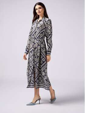 Oltre Oltre Vestito da giorno 7372R004915N0Z4 Blu A-Line Fit