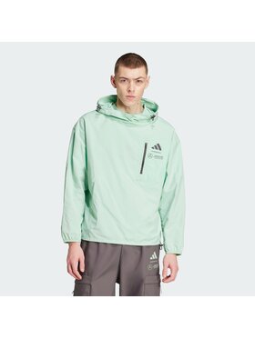 adidas adidas Kurtka anorak 147519 Zielony Loose Fit