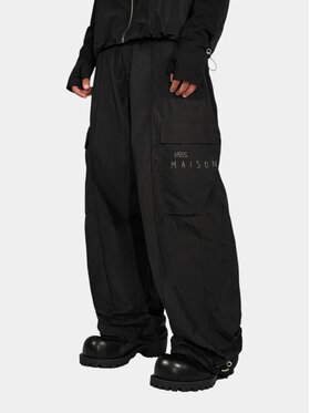 MADE BY SOCIETY MADE BY SOCIETY Spodnie materiałowe THANE Pants - P17796 Czarny Basic Fit