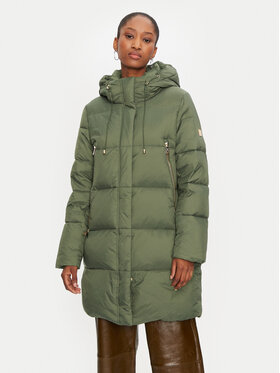 Fracomina Fracomina Vatovaná bunda FR24WC3009O42301 Zelená Regular Fit