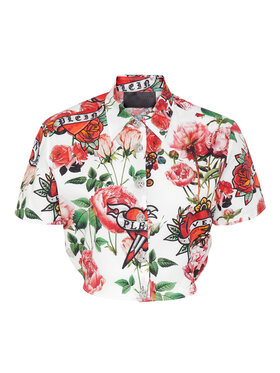PHILIPP PLEIN PHILIPP PLEIN Košile 6303 Bílá Fitted Fit