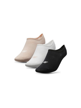 4F 4F 3er-Set Damen Sneakersocken 4FAW23USOCF196 Bunt