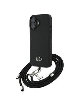 Lacoste Lacoste Etui na telefon Apple iPhone 16 Plus Czarny
