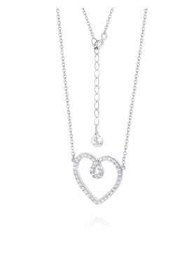 Leis Leis Collana Eterna Placcatura in argento rodiato