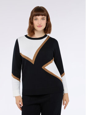 Fiorella Rubino Fiorella Rubino Sweter M736L008120N0S1 Czarny Regular Fit