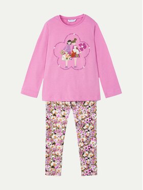Mayoral Mayoral Set majica i leggins 4713 Ružičasta Regular Fit