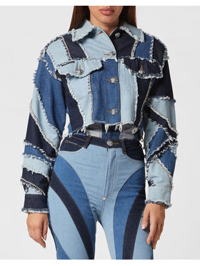 PHILIPP PLEIN PHILIPP PLEIN Kurtka jeansowa 8759 Niebieski jasny