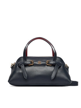 Tommy Hilfiger Tommy Hilfiger Дамска чанта Th Buckle Mini Tote AW0AW19034 Тъмносин