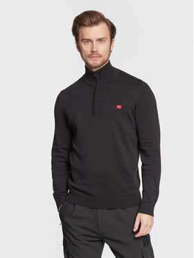 HUGO Hugo Pullover San Quintus-C 50474164 Schwarz Regular Fit