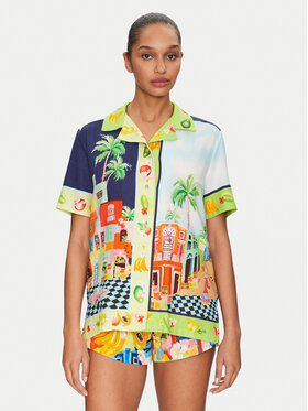 Seafolly Seafolly Koszula Cuba 55440-TO Kolorowy Relaxed Fit