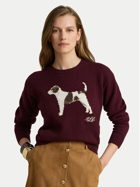 LAUREN RALPH LAUREN LAUREN RALPH LAUREN Светр 200B27844001 Бордовий Relaxed Fit