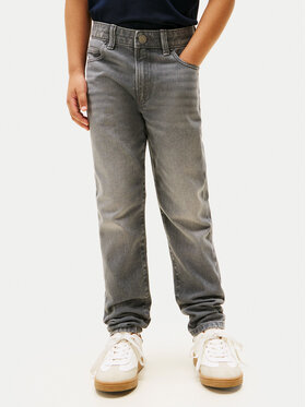 Tommy Hilfiger Tommy Hilfiger Jeansy KB0KB10038 M Szary Straight Fit