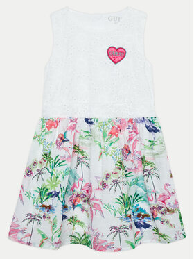 Guess Guess Повсякденна сукня K4GK31 WG5N0 Білий Regular Fit