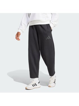 adidas adidas Spodnie materiałowe 139613 Czarny Loose Fit