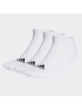 adidas adidas Skarpety stopki unisex Cushioned Low-Cut Socks 3 Pairs HT3434 Biały
