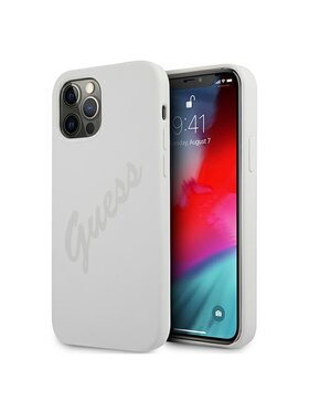 Guess Guess Etui na telefon iPhone 12 Pro Max Beżowy