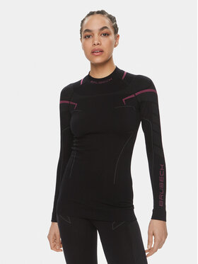 Brubeck Brubeck Termoaktīva apģērba augšdaļa LS1310W Melns Slim Fit