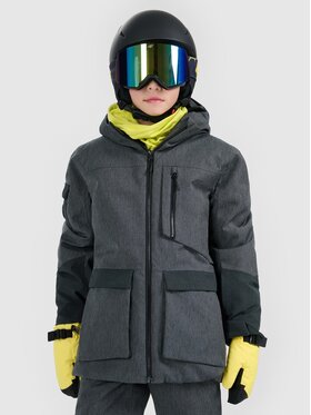 4F 4F Kurtka snowboardowa 4FJRAW25TTJAU1039-20S Czarny Oversize