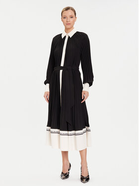 KARL LAGERFELD KARL LAGERFELD Haljina košulja A4W13047 Crna Regular Fit