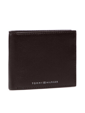 Tommy Hilfiger Tommy Hilfiger Velká pánská peněženka Th Downtown Cc Flap And Coin AM0AM08118 Hnědá